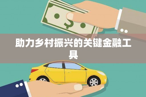 建昌助力乡村振兴的关键金融工具
