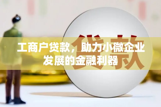 建昌工商户贷款，助力小微企业发展的金融利器