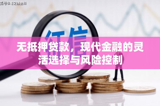建昌无抵押贷款，现代金融的灵活选择与风险控制