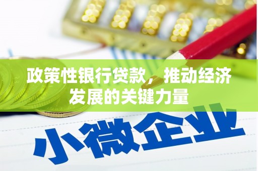 建昌政策性银行贷款，推动经济发展的关键力量