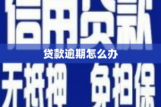 建昌贷款逾期怎么办