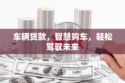 建昌车辆贷款，智慧购车，轻松驾驭未来