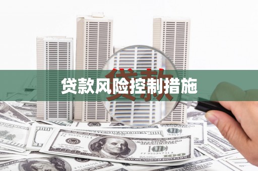 建昌贷款风险控制措施